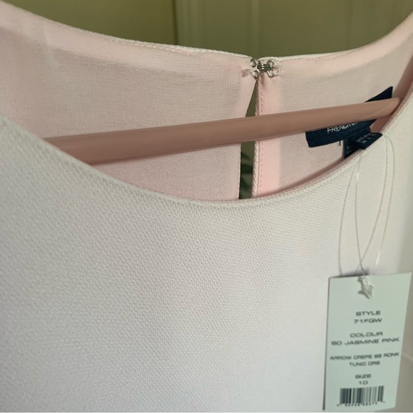 NWT French Connection Pink Tulip Sleeve Dress - Picture 8 of 10